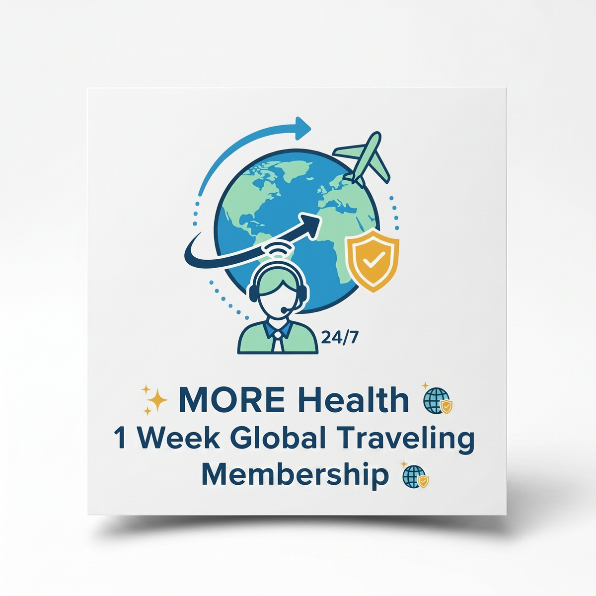 MORE Health 1 Week Global Traveling Membership Voucher